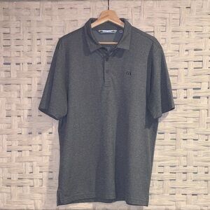 Travis Mathew Heather Gray Men’s Polo - Large